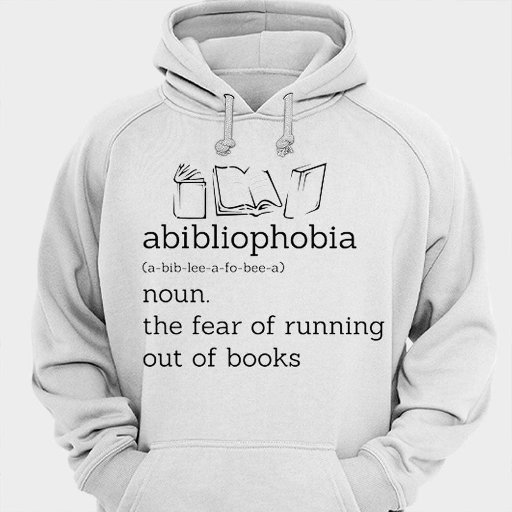 Camisetas con el libro Abibliophobia