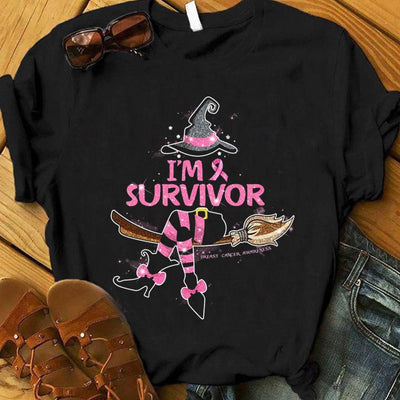 Halloween Breast Cancer Shirts I'm Survivor, Breast Cancer Survivor Shirts