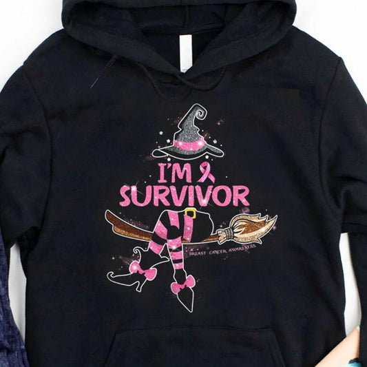 I'm Survivor Halloween Breast Cancer Hoodie, Shirt