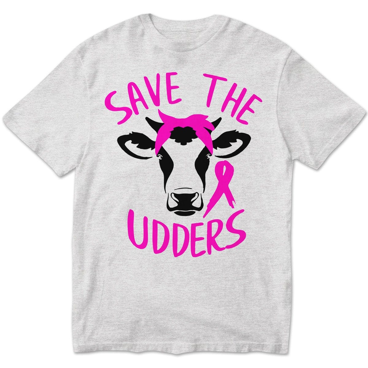 Funny Breast Cancer Shirts Save The Udders, Breast Cancer T Shirts