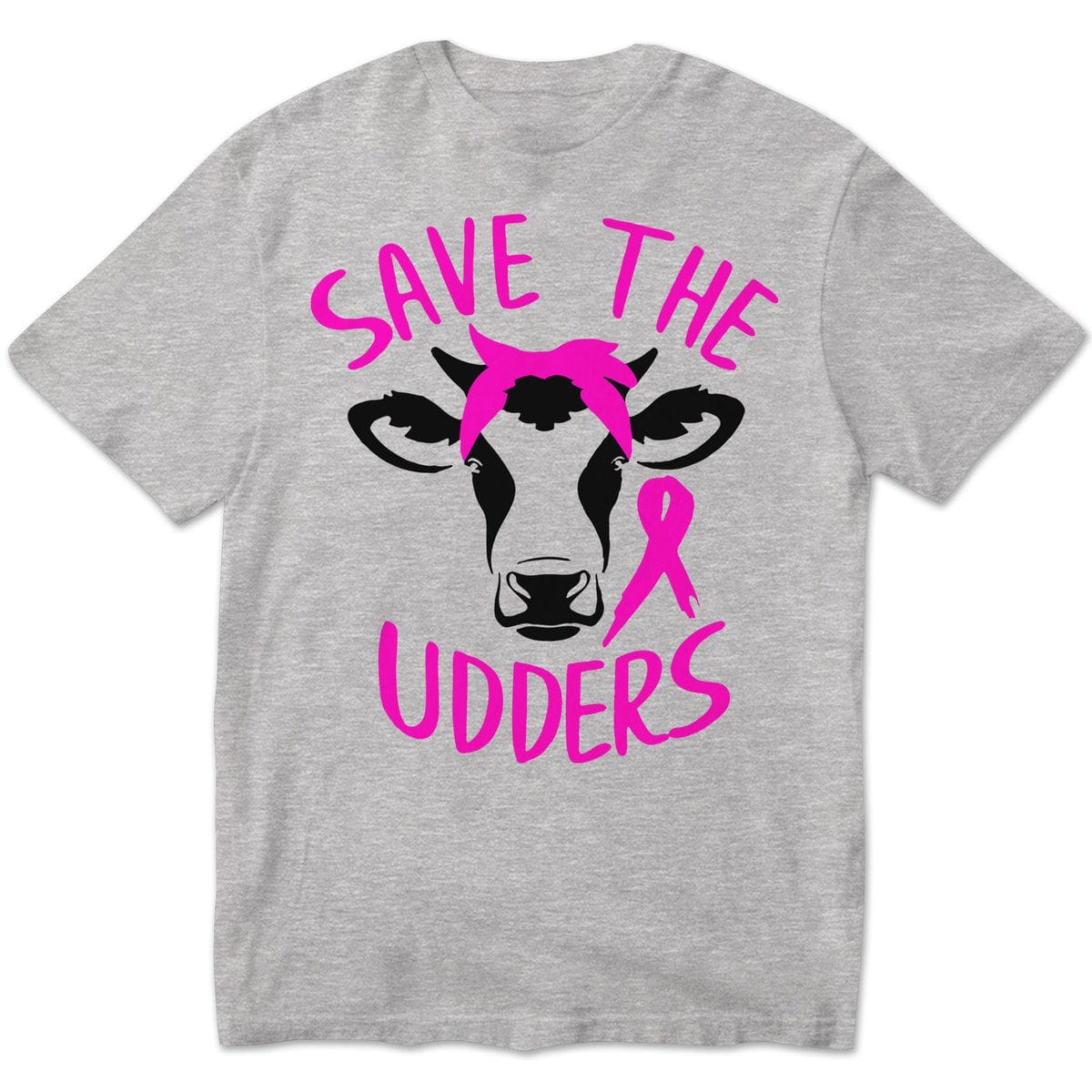 Funny Breast Cancer Shirts Save The Udders, Breast Cancer T Shirts