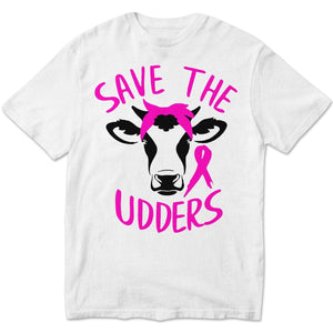 Save The Udders Funny Breast Cancer Sweatshirt, Shirts