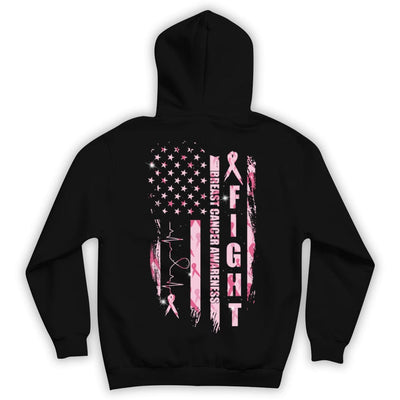 Fight Breast Cancer Flag Shirts