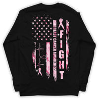 Fight Breast Cancer Flag Shirts