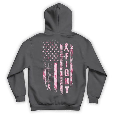 Fight Breast Cancer Flag Shirts