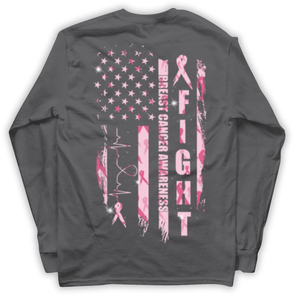 Fight Breast Cancer Flag Shirts