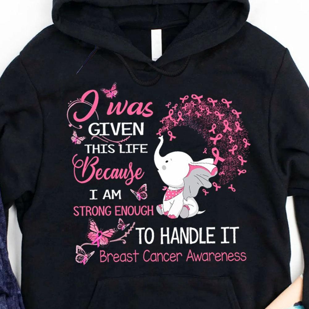 : A&E Designs Breast Cancer Awareness Hoodie with