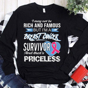 I'm A Breast Cancer Survivor That's Priceless Hoodie, Shirts