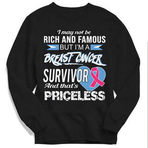 I'm A Breast Cancer Survivor That's Priceless Hoodie, Shirts