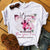 Let Your Faith Be Bigger Than Your Fear With Pink Ribbon Butterfly, Breast Cancer Shirts