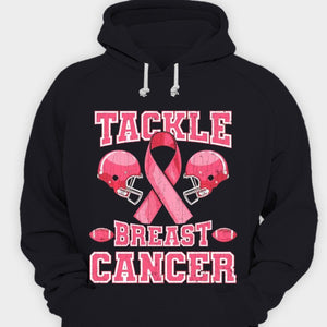 Tackle Breast Cancer Pink Ribbon Shirts