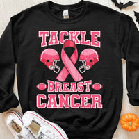 Tackle Breast Cancer Pink Ribbon Shirts