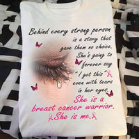 She Is Breast Cancer Warrior, She Is me, Breast Cancer Shirts