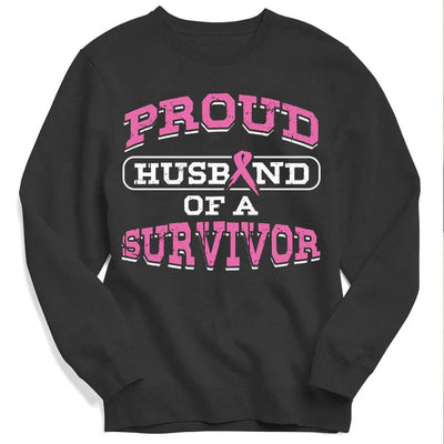 Proud Husband Of A Survivor, Breast Cancer Shirts