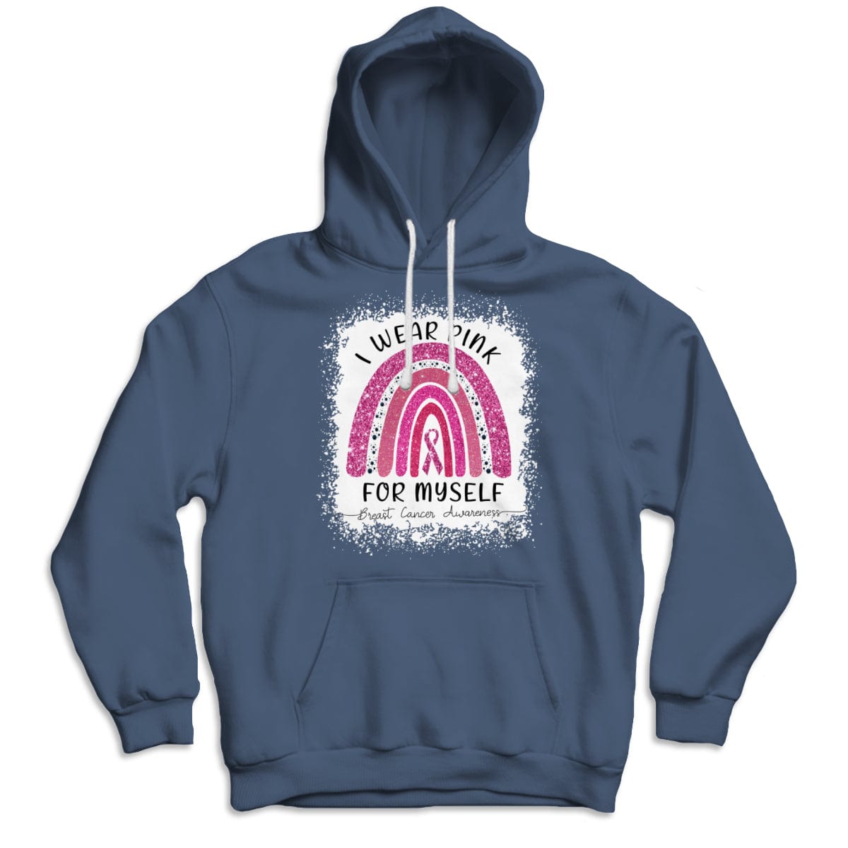 I Wear Pink For Myself Rainbow Breast Cancer Shirt