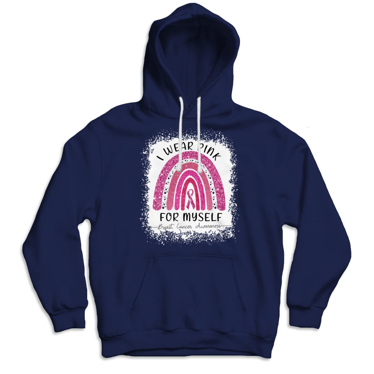 I Wear Pink For Myself Rainbow Breast Cancer Shirt