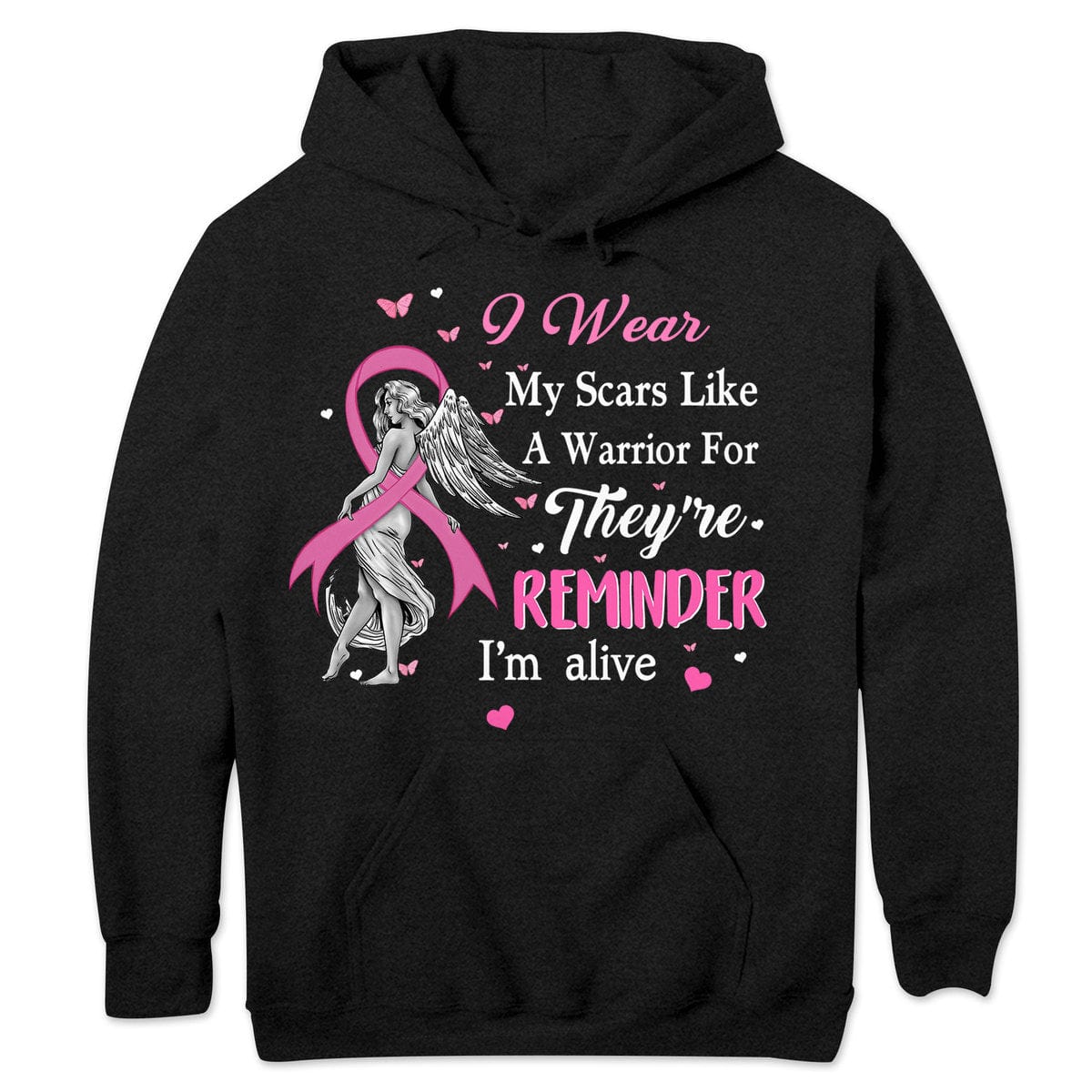 I Wear My Scars Like A Warrior Breast Cancer Shirts