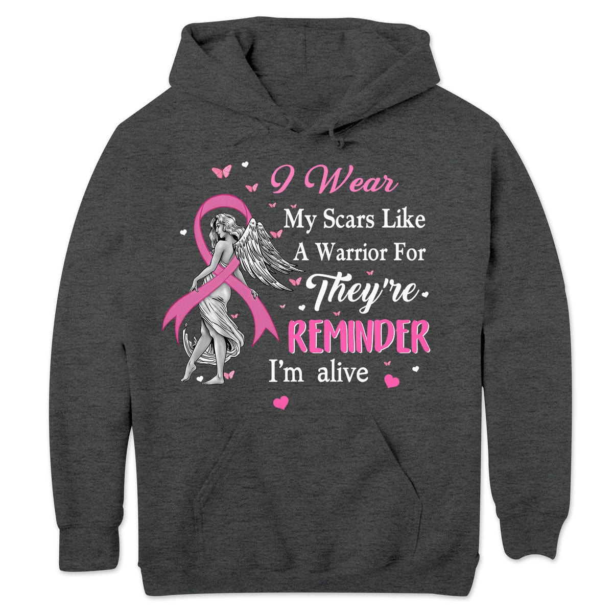 I Wear My Scars Like A Warrior Breast Cancer Shirts