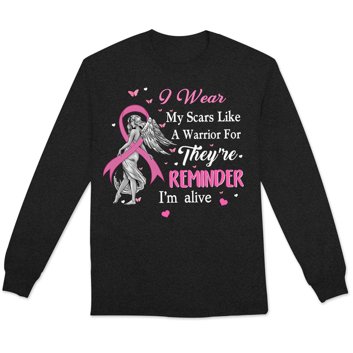 I Wear My Scars Like A Warrior Breast Cancer Shirts