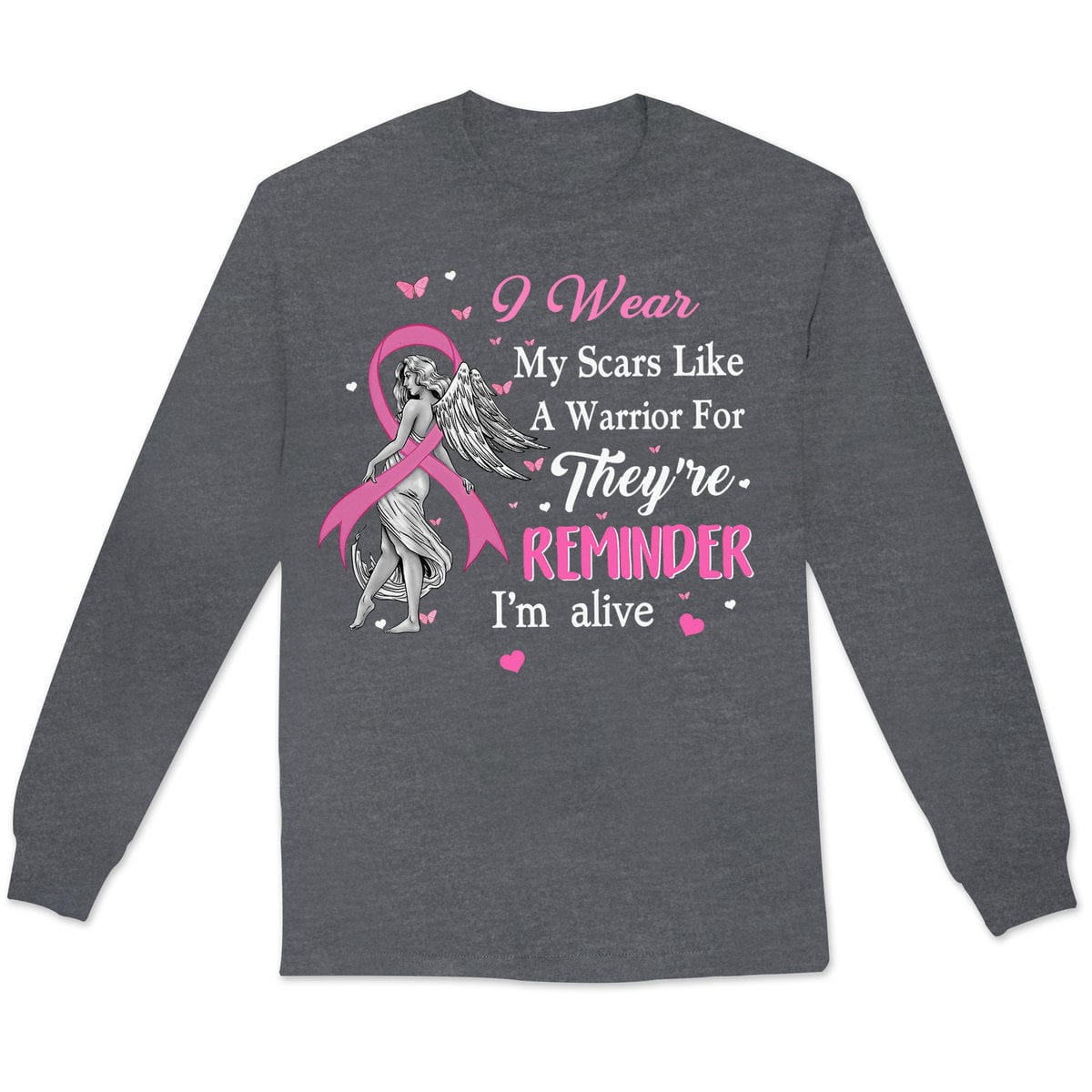 I Wear My Scars Like A Warrior Breast Cancer Shirts