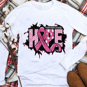 Hope Pink Ribbon Breast Cancer Hoodie, Shirts