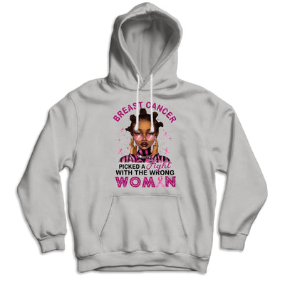 Picked A Fight With The Wrong Woman, Breast Cancer Shirts