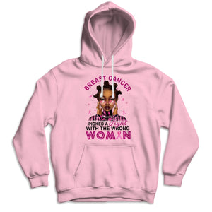 Picked A Fight With The Wrong Woman, Breast Cancer Shirts