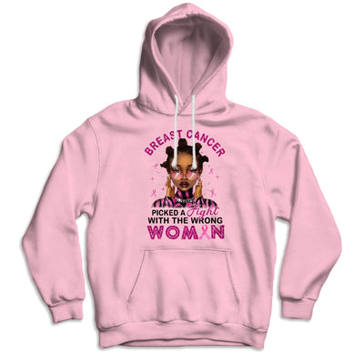 Picked A Fight With The Wrong Woman, Breast Cancer Shirts