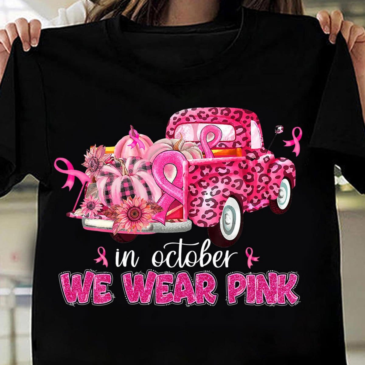 In October We Wear Pink, Halloween Breast Cancer Shirts