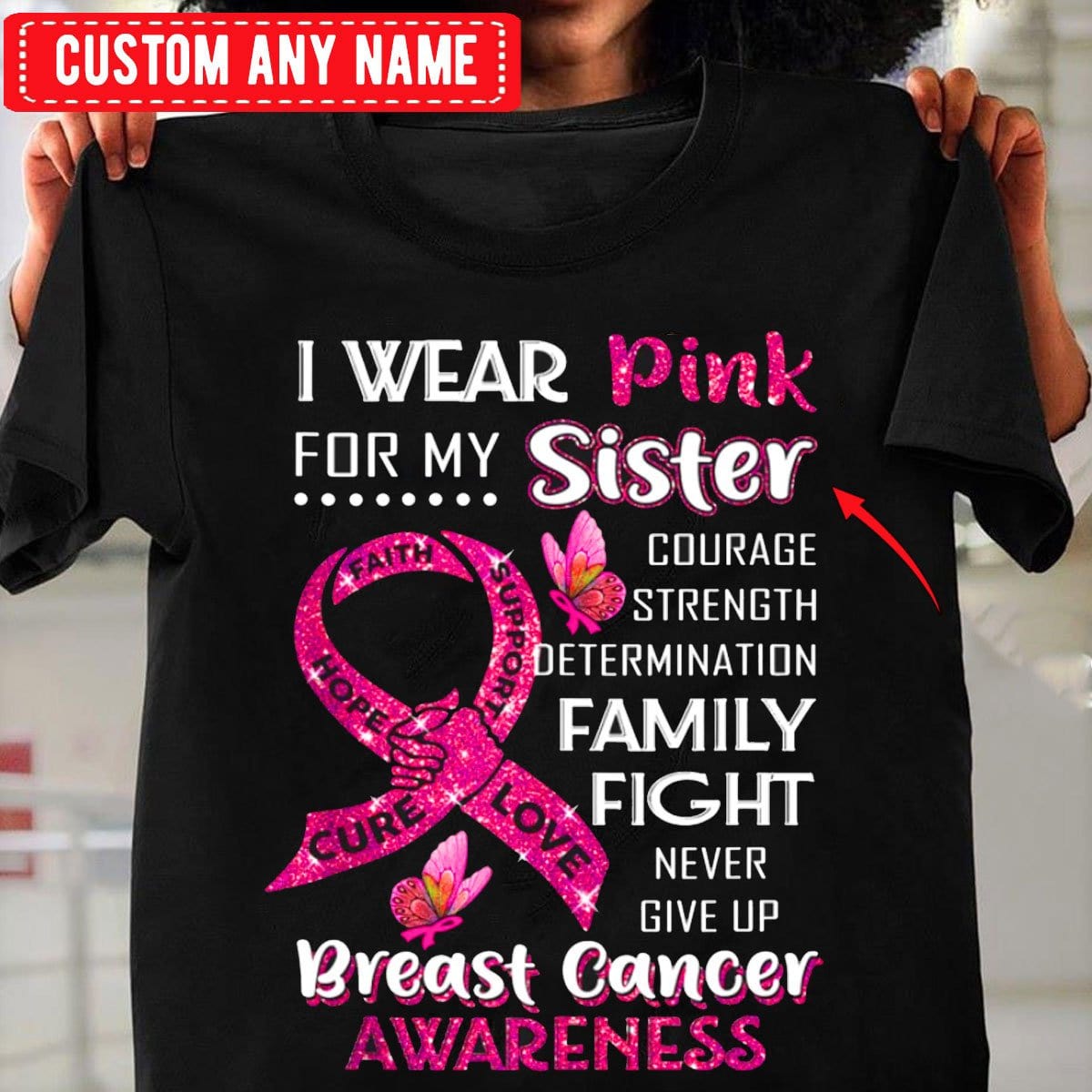 Me pongo rosa por el cáncer de mama, camisetas personalizadas