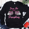 Save The Pumpkins Halloween Breast Cancer Hoodie, Shirts