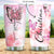 Personalized Breast Cancer Tumbler , Faith Butterfly Breast Cancer Awareness Tumbler