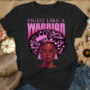 Breast Cancer Shirts Fight Like A Warrior, Breast Cancer Warrior Shirt