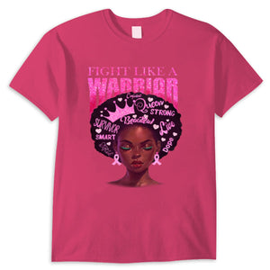 Breast Cancer Shirts Fight Like A Warrior Breast Cancer Awareness Shirt