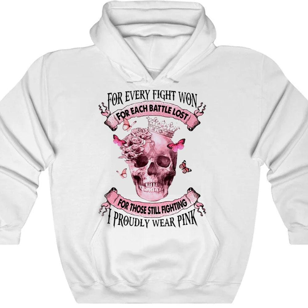 I Proudly Wear Pink, Breast Cancer Hoodie, Shirt