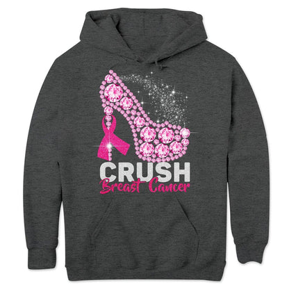 Camisetas de cáncer de mama, Crush con tacones altos, camisetas divertidas de cáncer de mama