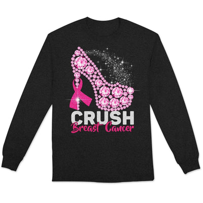 Breast Cancer Shirts, Crush With High Heels, Funny Breast Cancer Shirts