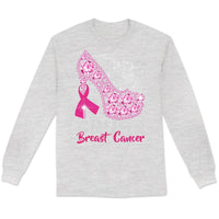 Breast Cancer Shirts, Crush With High Heels, Funny Breast Cancer Shirts