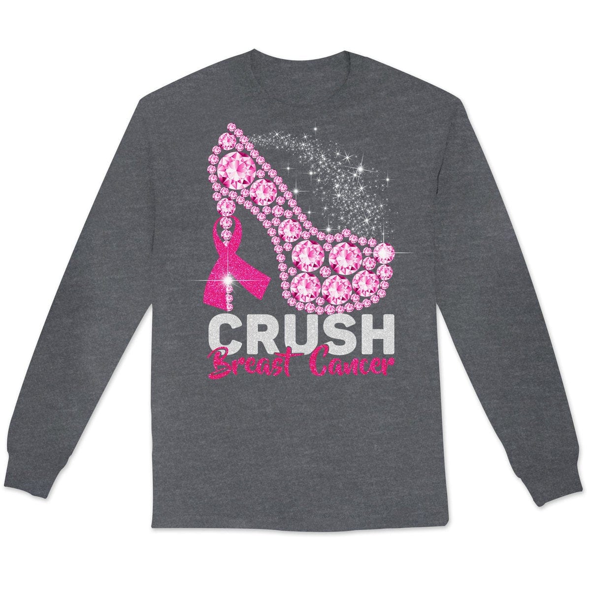 Camisetas de cáncer de mama, Crush con tacones altos, camisetas divertidas de cáncer de mama