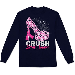 Crush With High Heels Breast Cancer Hoodie, Shirt