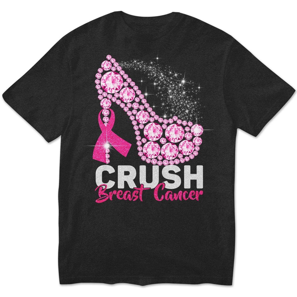 Camisetas de cáncer de mama, Crush con tacones altos, camisetas divertidas de cáncer de mama