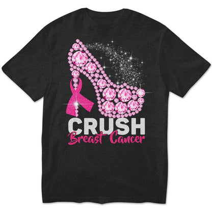 Camisetas de cáncer de mama, Crush con tacones altos, camisetas divertidas de cáncer de mama