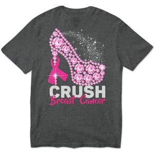 Crush With High Heels, Funny Breast Cancer Hoodie, Shirts