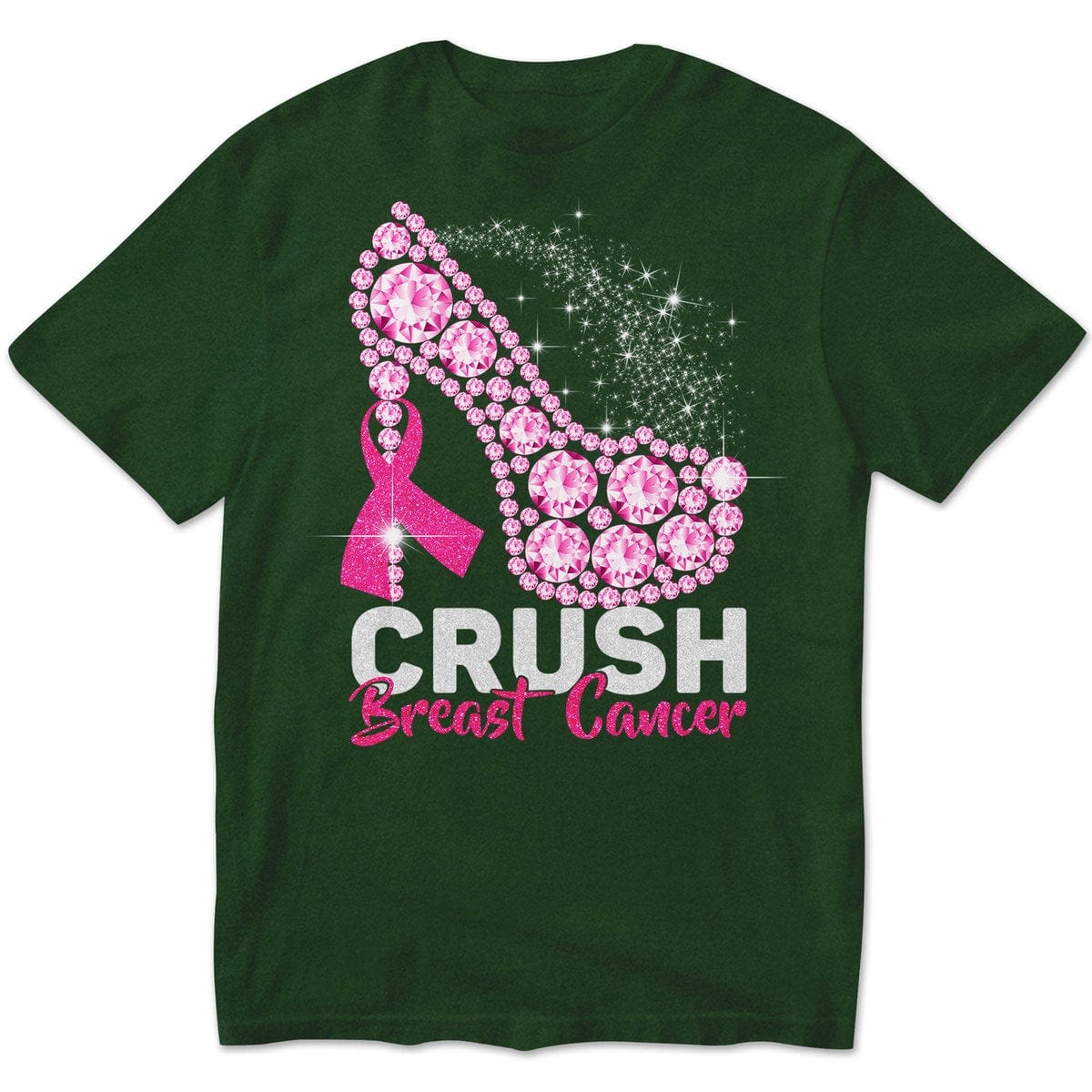 Camisetas de cáncer de mama, Crush con tacones altos, camisetas divertidas de cáncer de mama