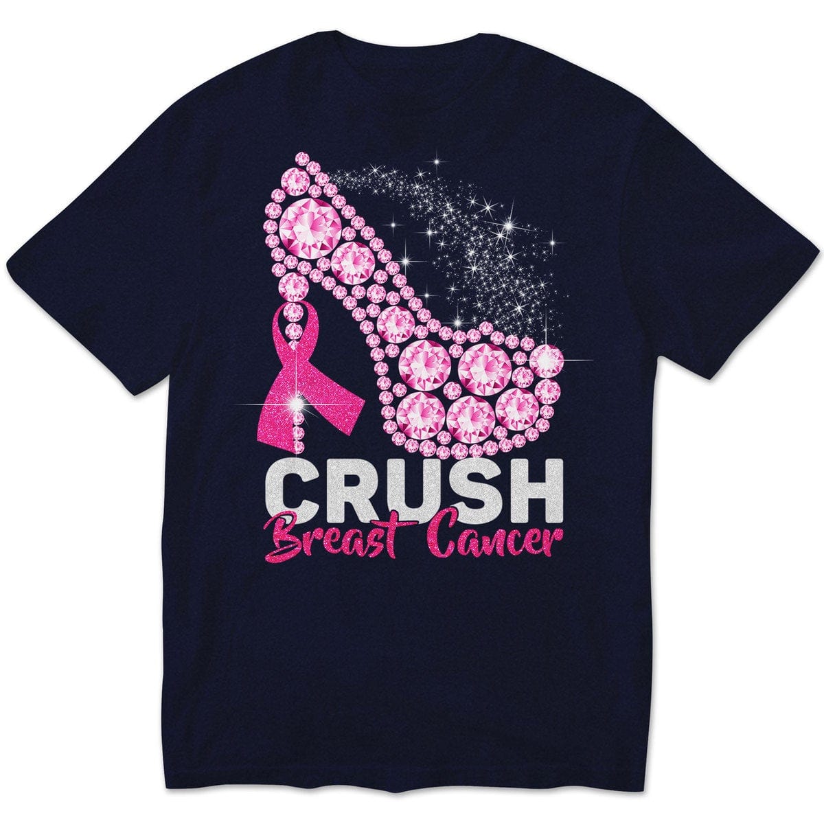 Camisetas de cáncer de mama, Crush con tacones altos, camisetas divertidas de cáncer de mama