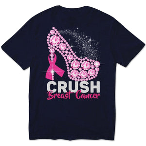 Crush With High Heels, Funny Breast Cancer Sweatshirt, Shirts