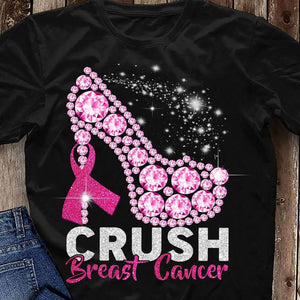 Crush With High Heels, Funny Breast Cancer Hoodie, Shirts