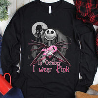 In October I Wear Pink Breast Cancer Hoodie, Shirt