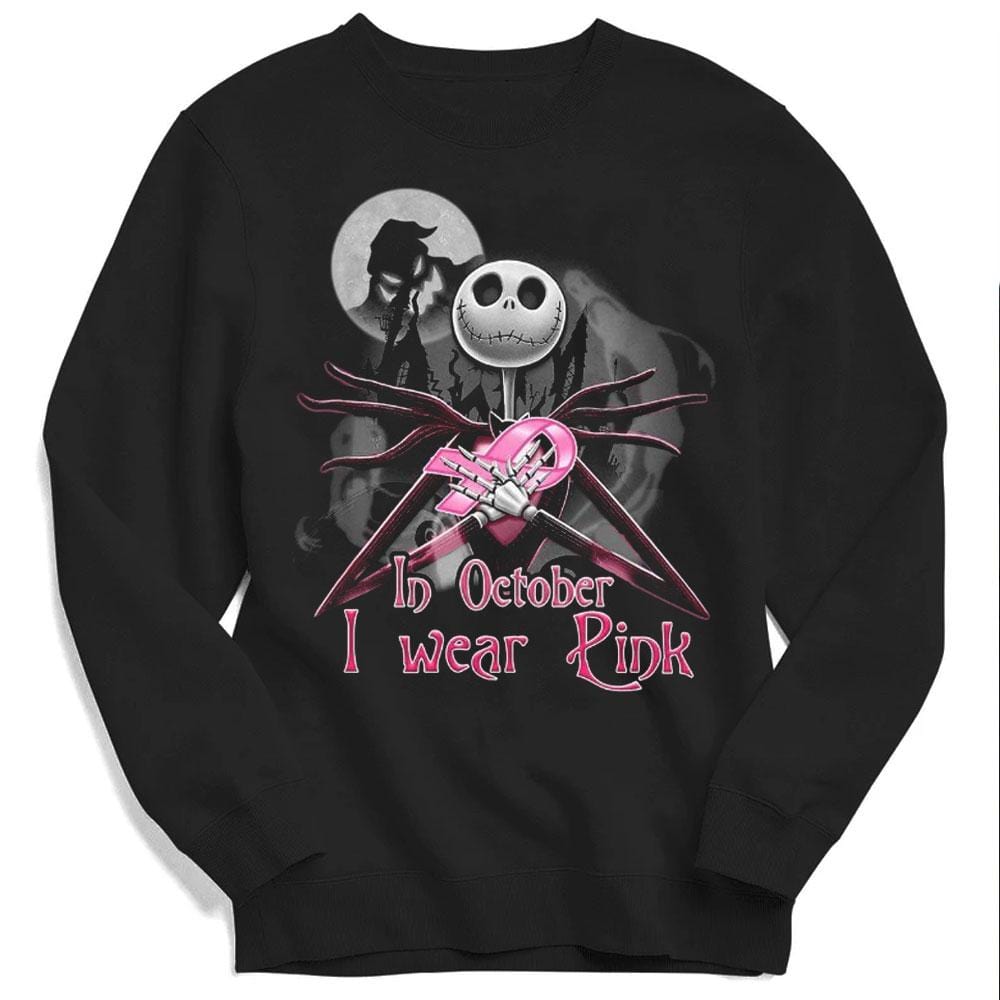 In October I Wear Pink Breast Cancer Hoodie, Shirt