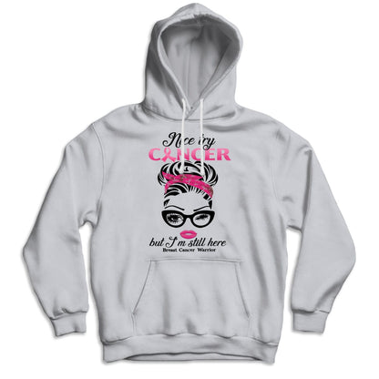 Breast Cancer T Shirts Nice Try Cancer But I'm Still Here, Breast Cancer Warrior Shirt